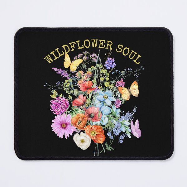 Item preview, Wildflower Soul Butterflies Pollinator Native Flowers Colorful Design designed and sold by EarthArtDesigns.
