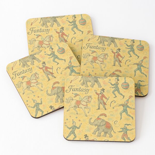 Item preview, Whimsical Vintage Circus Fantasy Art designed and sold by weirdfishes123.