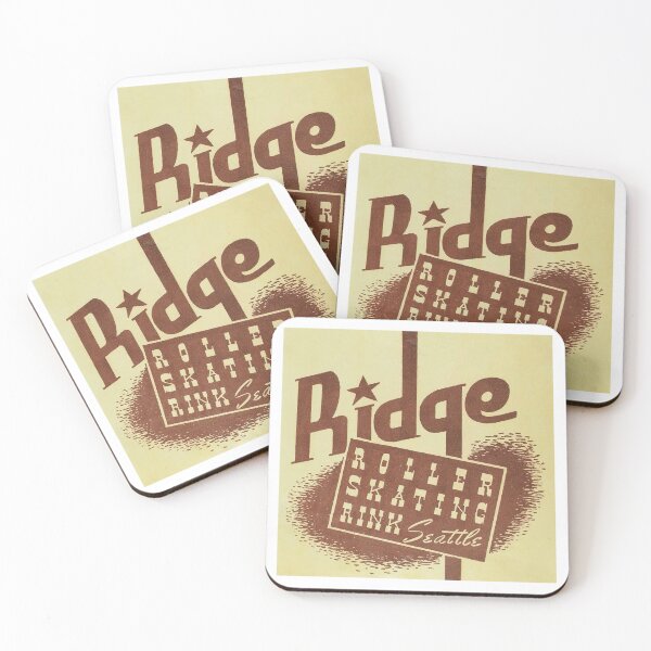 Item preview, Ridge Roller Rink Seattle Washington Roller Skating Rink Sticker Decal Label Design 5 designed and sold by tislord.