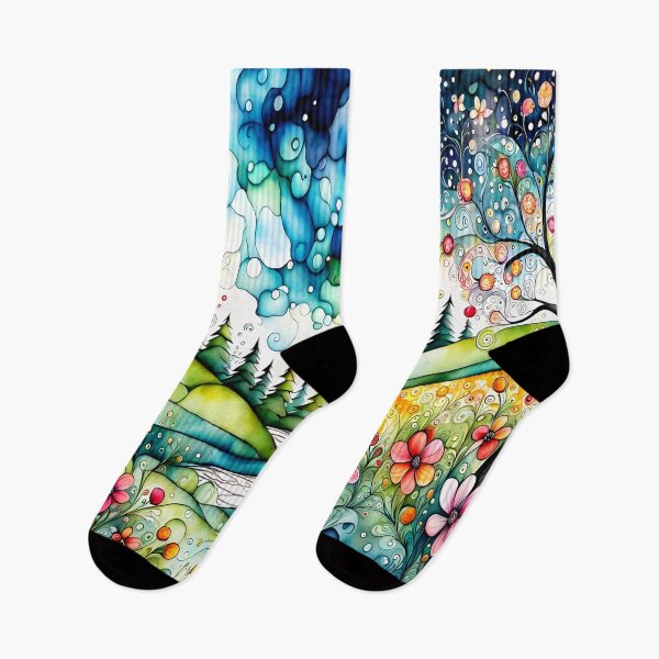 Item preview, Spring Time Stunning Floral Landscape designed and sold by artedamensagem.