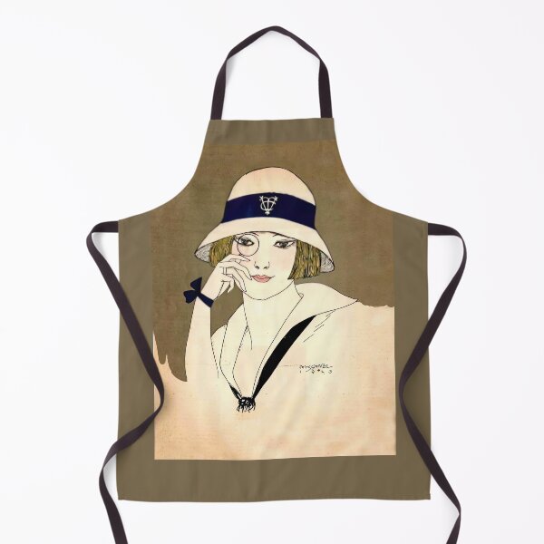Item preview, vintage portrait of a flapper designed and sold by stevepaint.