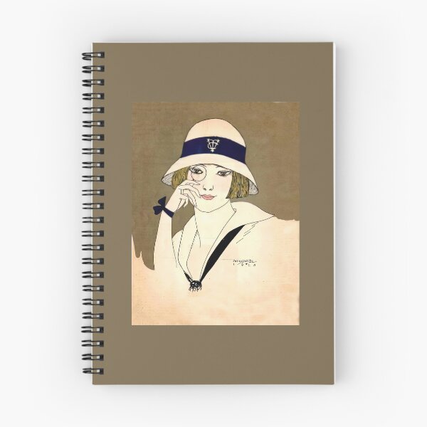 Item preview, vintage portrait of a flapper designed and sold by stevepaint.