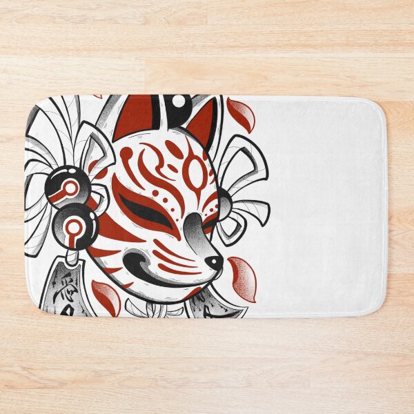 Item preview, Japanese kitsune mask designed and sold by 7Delamancha.