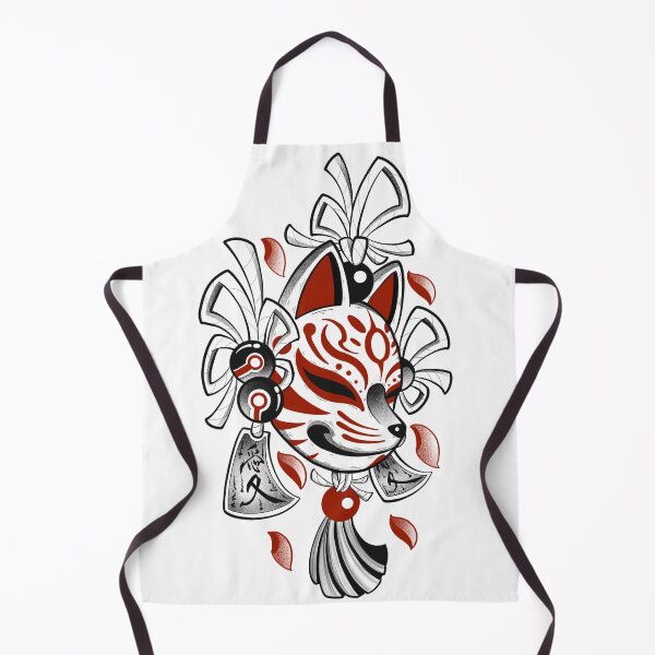 Item preview, Japanese kitsune mask designed and sold by 7Delamancha.