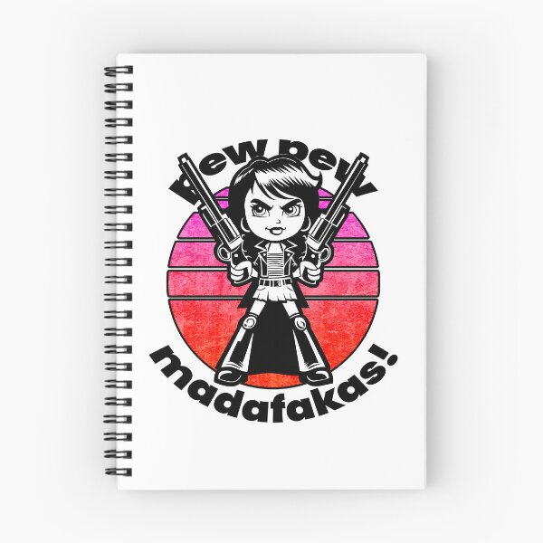 Item preview, Pew Pew Madafakas! Unique Girl Boss illustration for light background designed and sold by PixelPunny.