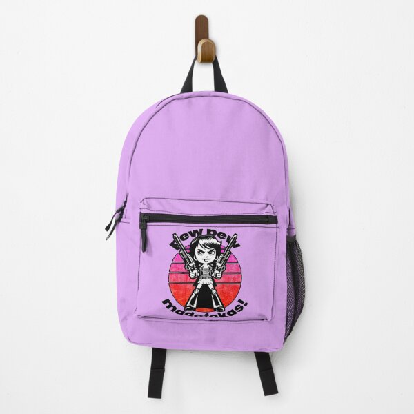 Item preview, Pew Pew Madafakas! Unique Girl Boss illustration for light background designed and sold by PixelPunny.