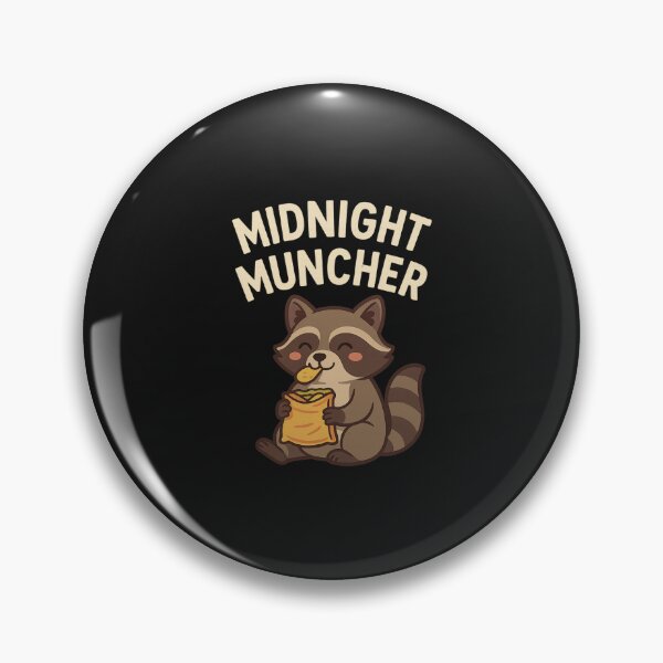 Item preview, Midnight Muncher – Late Night Raccoon Snack designed and sold by ALITOPRINCE.