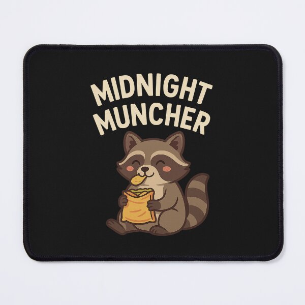Item preview, Midnight Muncher – Late Night Raccoon Snack designed and sold by ALITOPRINCE.