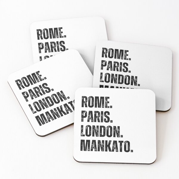 Item preview, Rome. Paris. London. Mankato. designed and sold by It's Wheelie Cool.