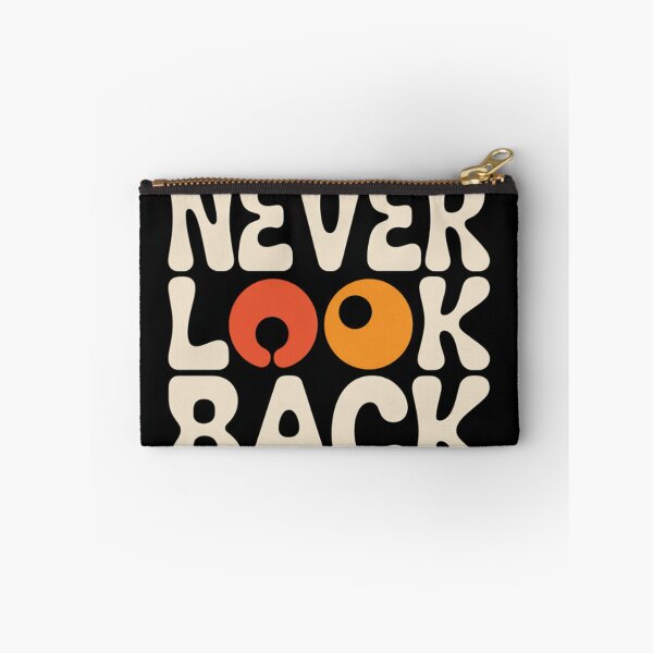 Item preview, Never Look Back – Bold Motivational Typography designed and sold by BasmaAtef.