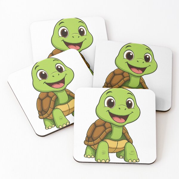 Item preview, Happy Turtle Illustration designed and sold by IllustrifyArts.
