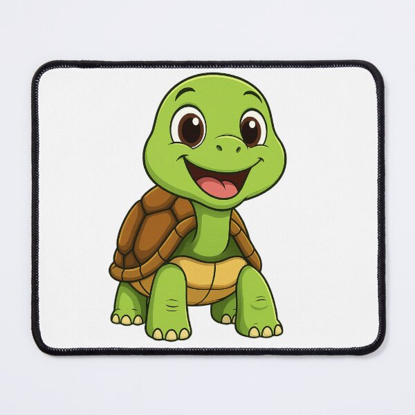Item preview, Happy Turtle Illustration designed and sold by IllustrifyArts.