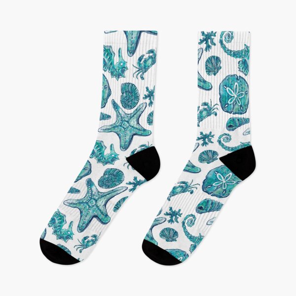 Item preview, Watercolor Shells and Sea Creatures - Original Collection designed and sold by PD-Coastal.