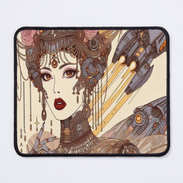 Item preview, Futurist girl designed and sold by Creativnani.