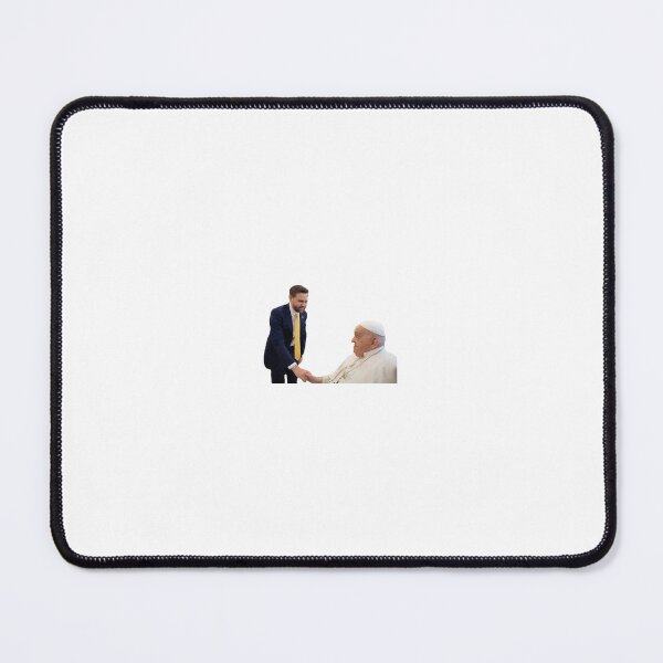 Item preview, JD Vance Anti Pope Christ handshake pope suit respect politics religion vatican designed and sold by ModerateMate.