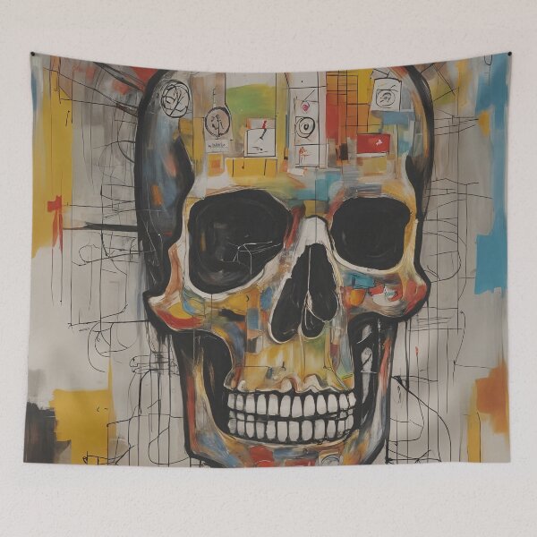 Item preview, Skull. Modern digital art designed and sold by BoBiloArt.