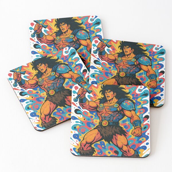 Item preview, Warrior unleashed vibrant barbaric power designed and sold by JonelleTshirts.