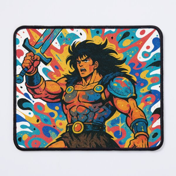 Item preview, Warrior unleashed vibrant barbaric power designed and sold by JonelleTshirts.