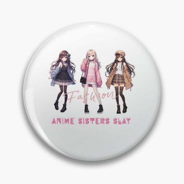 Item preview, Anime Sisters Slay - Fashion Illustration for Manga & Otaku Fans designed and sold by KolbaVison.
