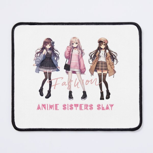 Item preview, Anime Sisters Slay - Fashion Illustration for Manga & Otaku Fans designed and sold by KolbaVison.