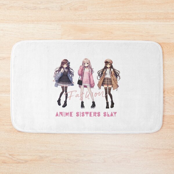 Item preview, Anime Sisters Slay - Fashion Illustration for Manga & Otaku Fans designed and sold by KolbaVison.