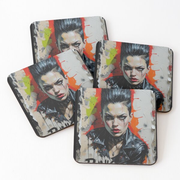 Item preview, Rebel Punk Rock Mohawk Queen designed and sold by StudioX27.