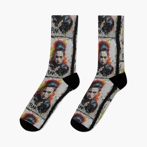 Item preview, Rebel Punk Rock Mohawk Queen designed and sold by StudioX27.