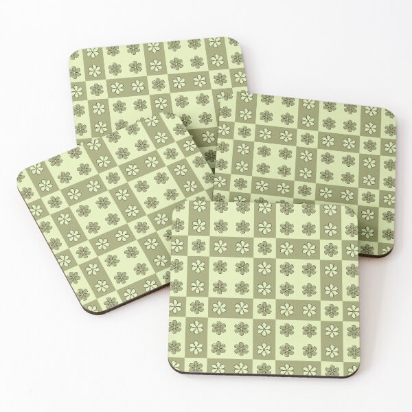 Item preview, Cute minmalist green flowers doodles, cartoon, pattern, Pack, collection designed and sold by Minimalist Quotes and Sayings.