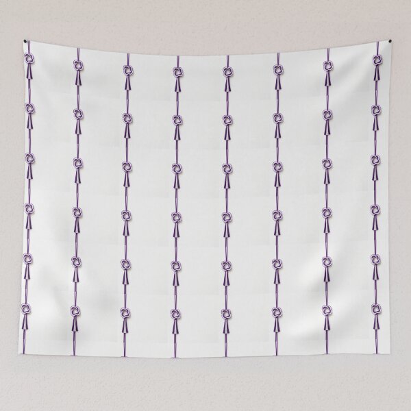 Item preview, Japanese Decorative Cord – Mizuhiki-Inspired Design - Purple03 designed and sold by SajuArtZen.