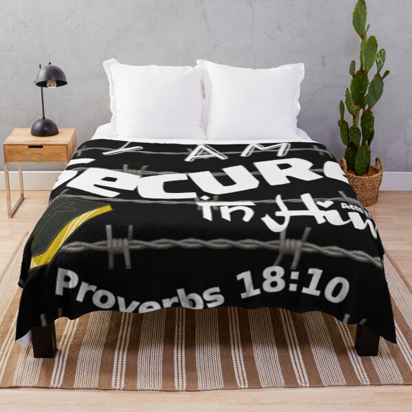 Item preview, In Him I Am Secure | Proverbs 18:10 | Refuge designed and sold by In Him™ | Rene Tesner.