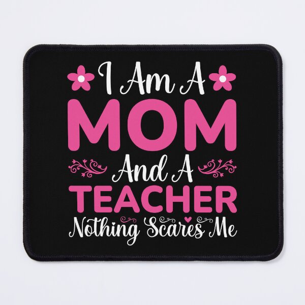 Item preview, Fearless Mom & Teacher Typography Quote Bold Pride T-Shirt designed and sold by MursalinDesigns.