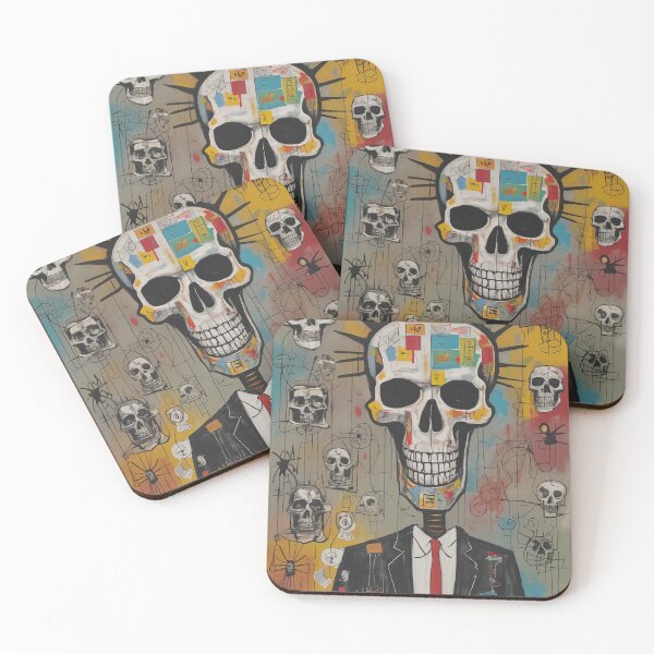 Item preview, Portrait of a funny skeleton designed and sold by BoBiloArt.