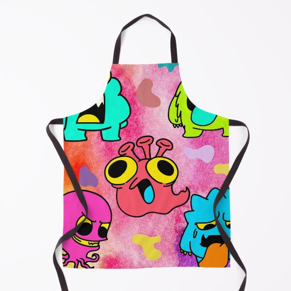 Item preview, Colorful Crazy Monsters Sticker – Fun Cartoon Vibes designed and sold by Sajiikanaan.