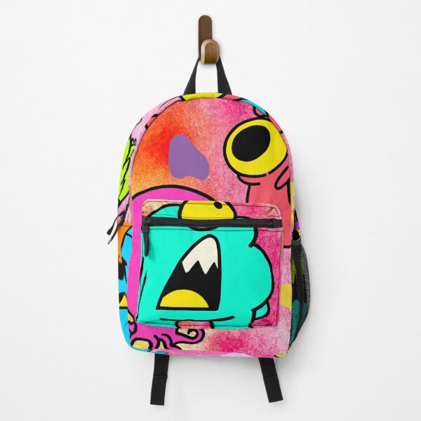 Item preview, Colorful Crazy Monsters Sticker – Fun Cartoon Vibes designed and sold by Sajiikanaan.