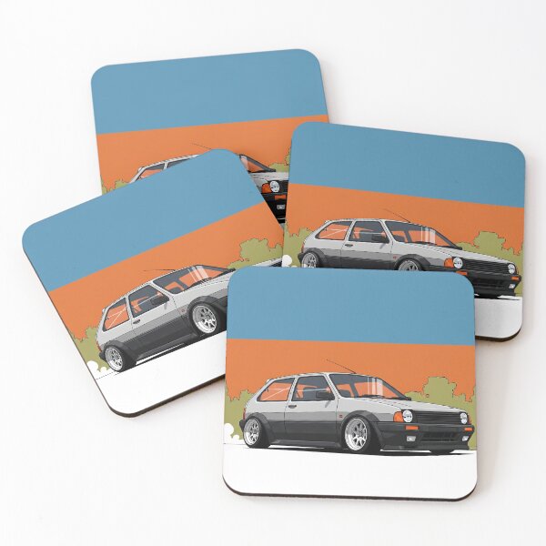 Item preview, Retro style car with colour background  designed and sold by GingaDesigns.