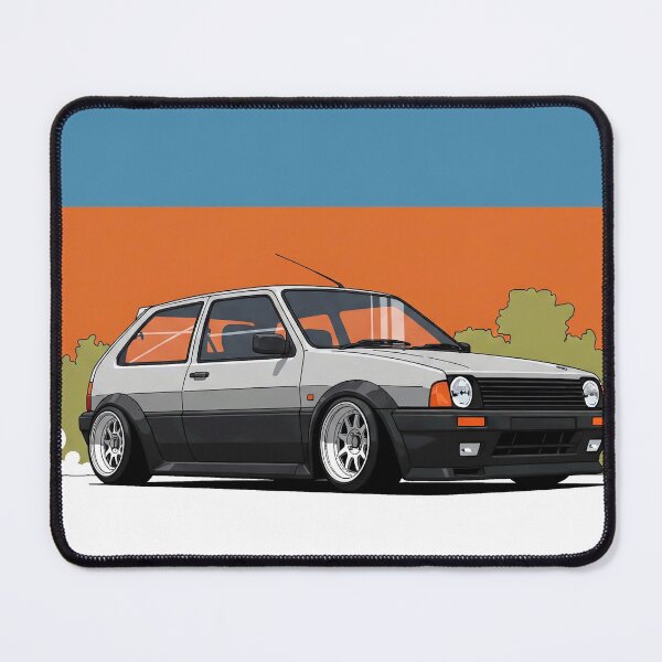 Item preview, Retro style car with colour background designed and sold by GingaDesigns.