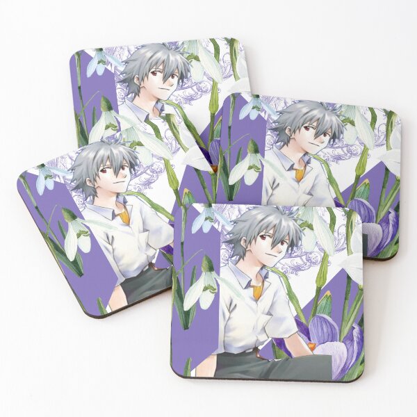 Artikelvorschau, Kaworu Nagisa x Schneeglöckchen entworfen und verkauft von Oph3liastickers.