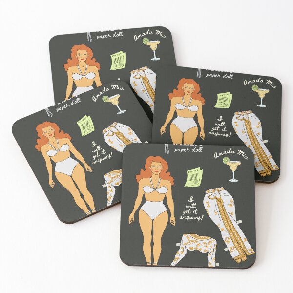 Item preview, Rita Hayworth Paper doll Gilda Amado Mio designed and sold by Divas Recortables.