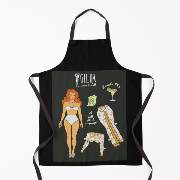 Item preview, Rita Hayworth Paper doll Gilda Amado Mio designed and sold by Divas Recortables.