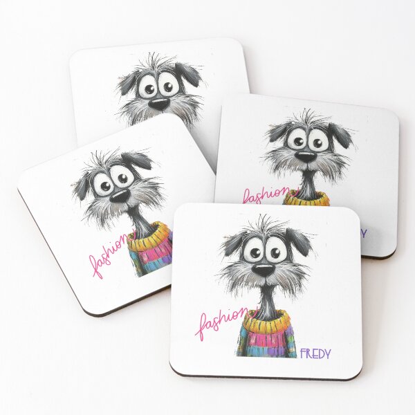 Item preview, Fredy's fashionable dog look - Unique animal design style designed and sold by KolbaVison.