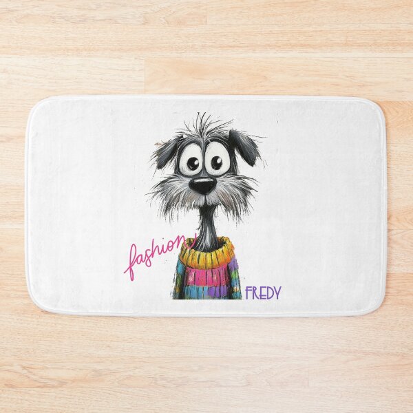 Item preview, Fredy's fashionable dog look - Unique animal design style designed and sold by KolbaVison.