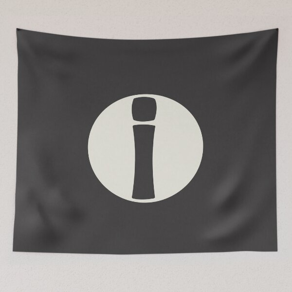 Item preview, letter i black designed and sold by ZiphGames.
