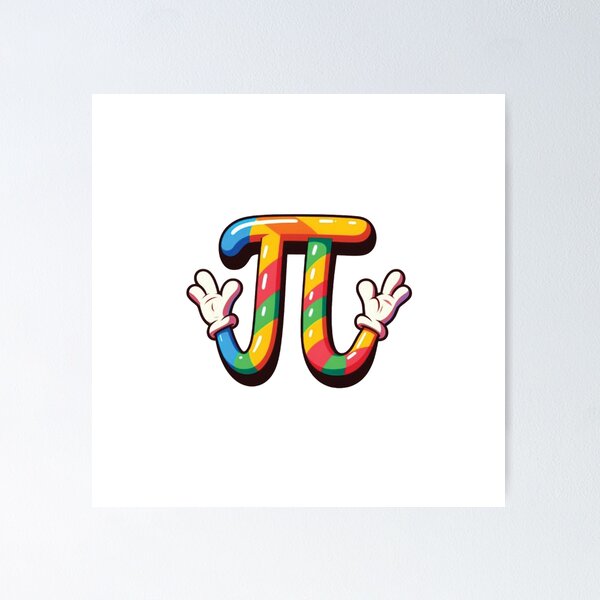 Item preview, Number Pi - Cartoon designed and sold by NookCrew.
