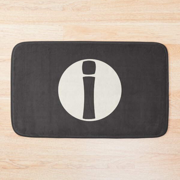 Item preview, letter i black designed and sold by ZiphGames.