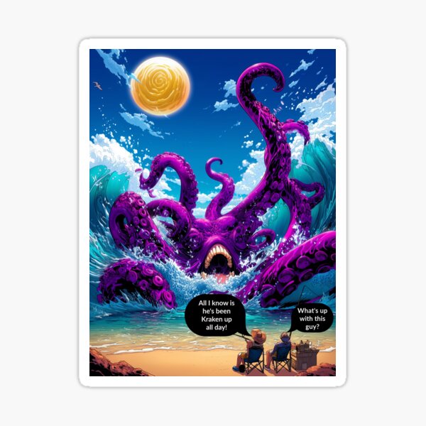 Artikel-Vorschau von Kraken Up, designt und verkauft von InkDifferently.