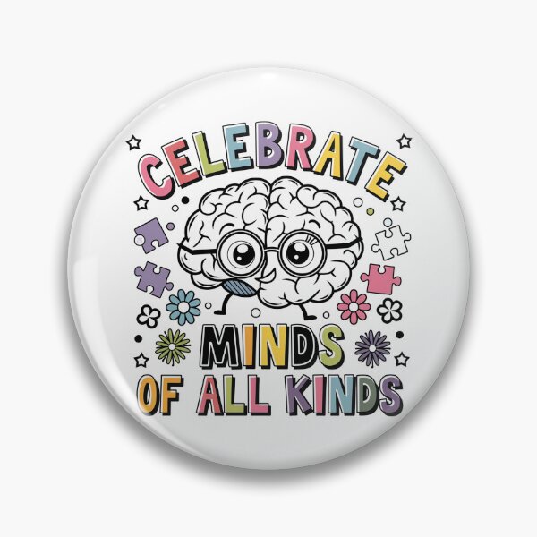 Item preview, Celebrate Minds of All Kinds, Special Education Teacher, Behavior Analyst, SLP Teacher Gift, Mental Health designed and sold by Orvista.