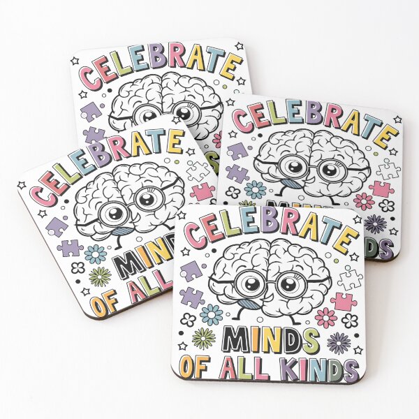 Item preview, Celebrate Minds of All Kinds, Special Education Teacher, Behavior Analyst, SLP Teacher Gift, Mental Health designed and sold by Orvista.