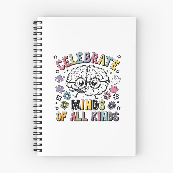 Item preview, Celebrate Minds of All Kinds, Special Education Teacher, Behavior Analyst, SLP Teacher Gift, Mental Health designed and sold by Orvista.