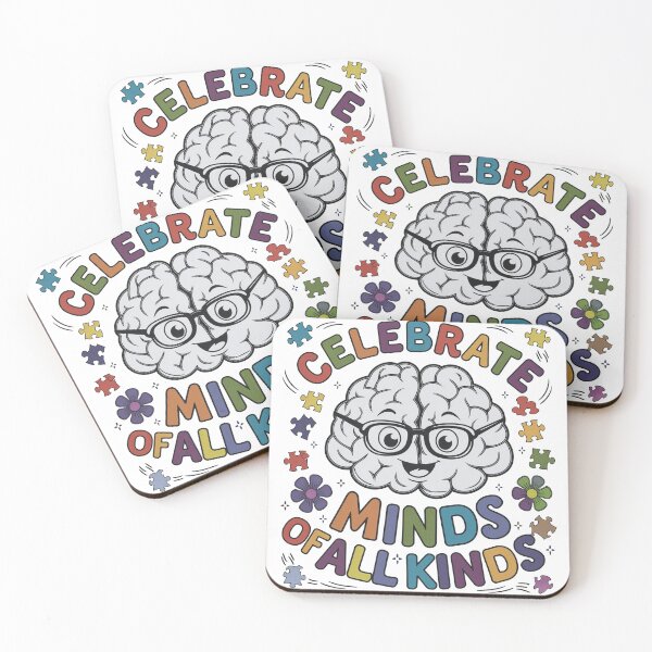 Item preview, Celebrate Minds of All Kinds, Special Education Teacher, Behavior Analyst, SLP Teacher Gift, Mental Health designed and sold by Orvista.