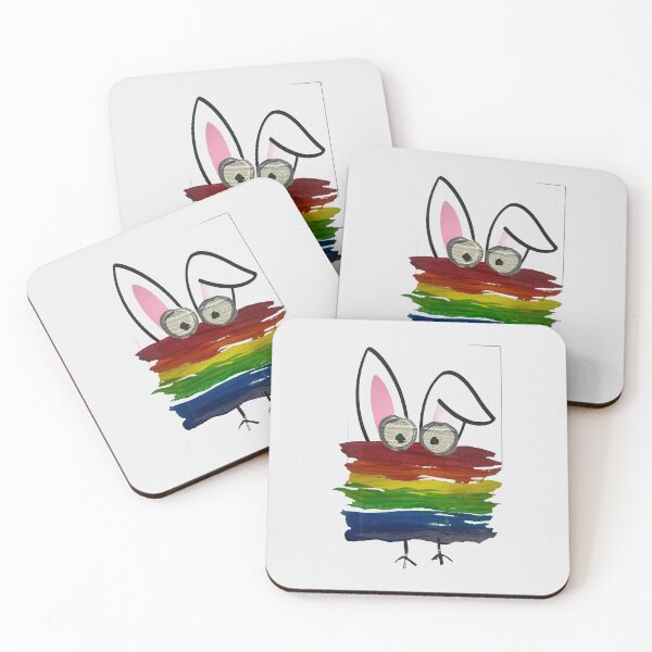 Item preview, Easter bunny rainbow  designed and sold by Lauracolleen3.